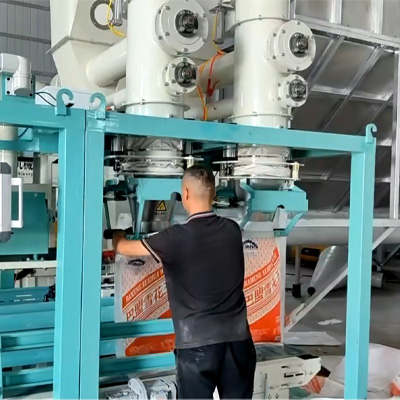 单人操作面粉双工位包装机